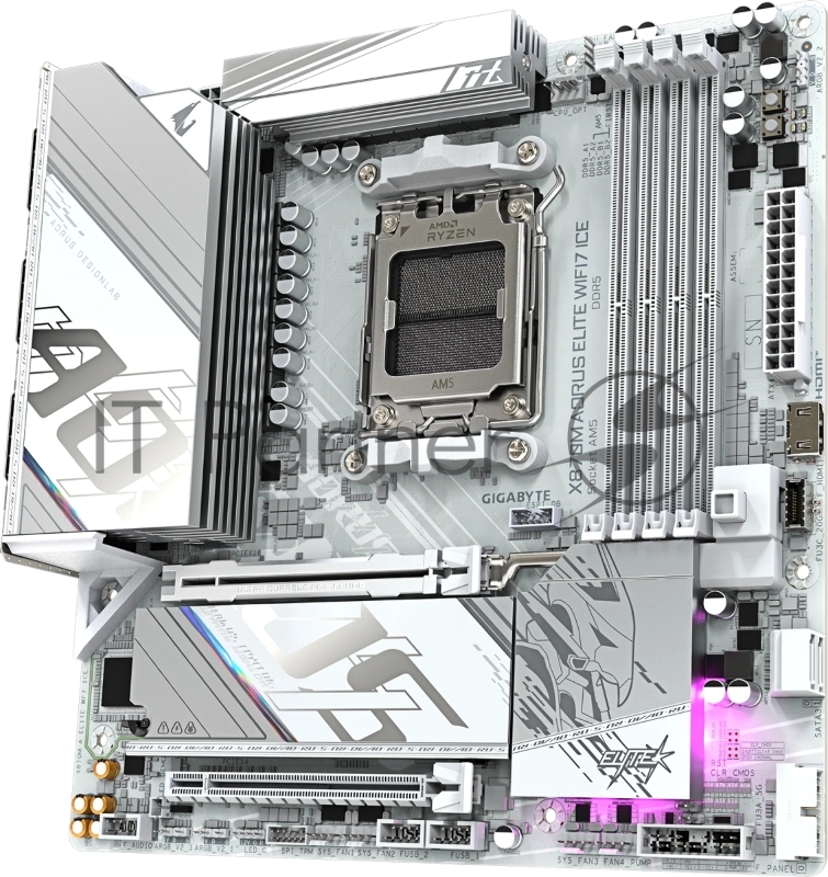 Материнская плата Gigabyte X870M A ELITE WF7 ICE