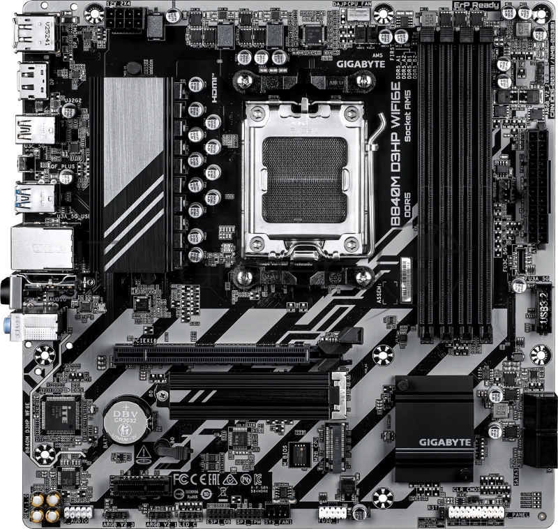 Материнская плата Gigabyte B840M D3HP WF6E
