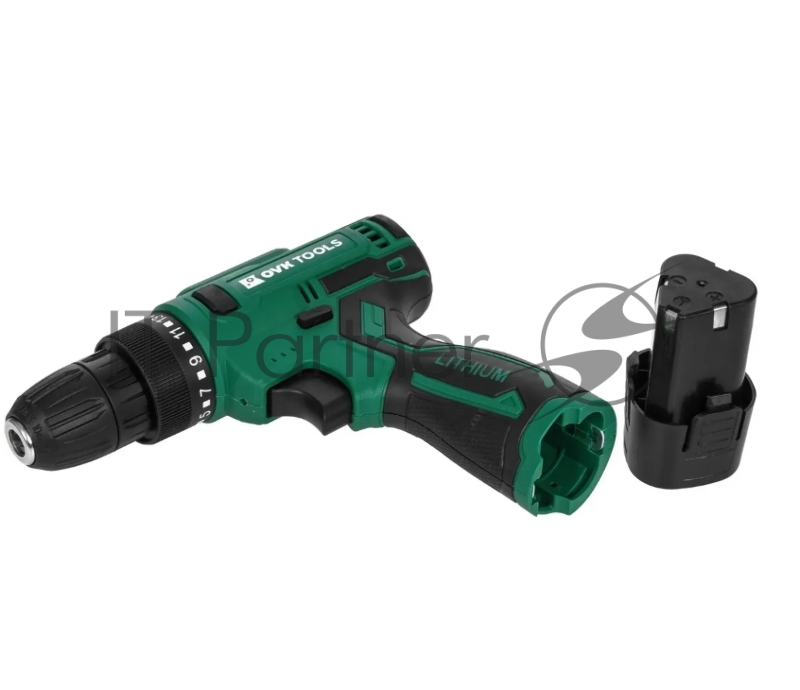 Дрель-шуруповерт Ovk Tools OTCS2AA-12V-1.5A 12Вт аккум. патрон:быстрозажимной
