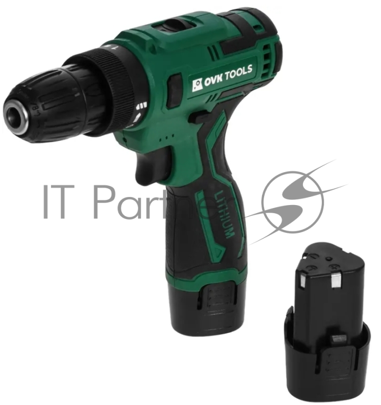Дрель-шуруповерт Ovk Tools OTCS3AA-12V-1.5A 12Вт аккум. патрон:быстрозажимной (кейс в комплекте)