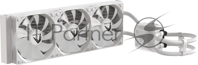 Система водяного охлаждения Formula Ice Jet Vision 360 ARGB Soc-AM5/AM4/1200/2066/1700/1851 белый 4-pin 1-27dB Al+Cu LCD 315W 2020gr Ret (ICE JET VISION 360 WH)