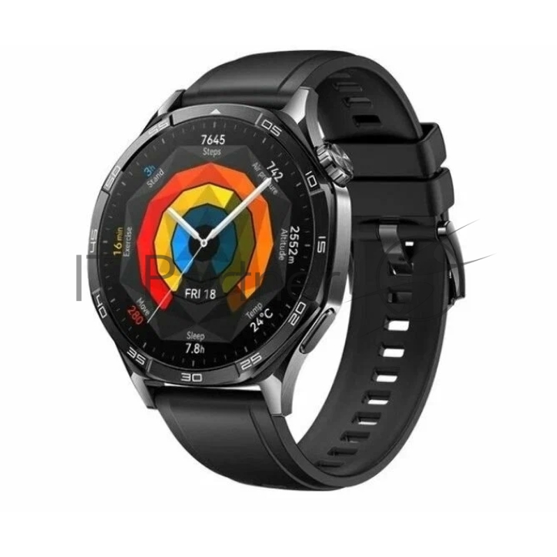 Умные часы Huawei Watch GT 5, 1.43 AMOLED, Bluetooth, NFC, GPS, IP69K, черный
