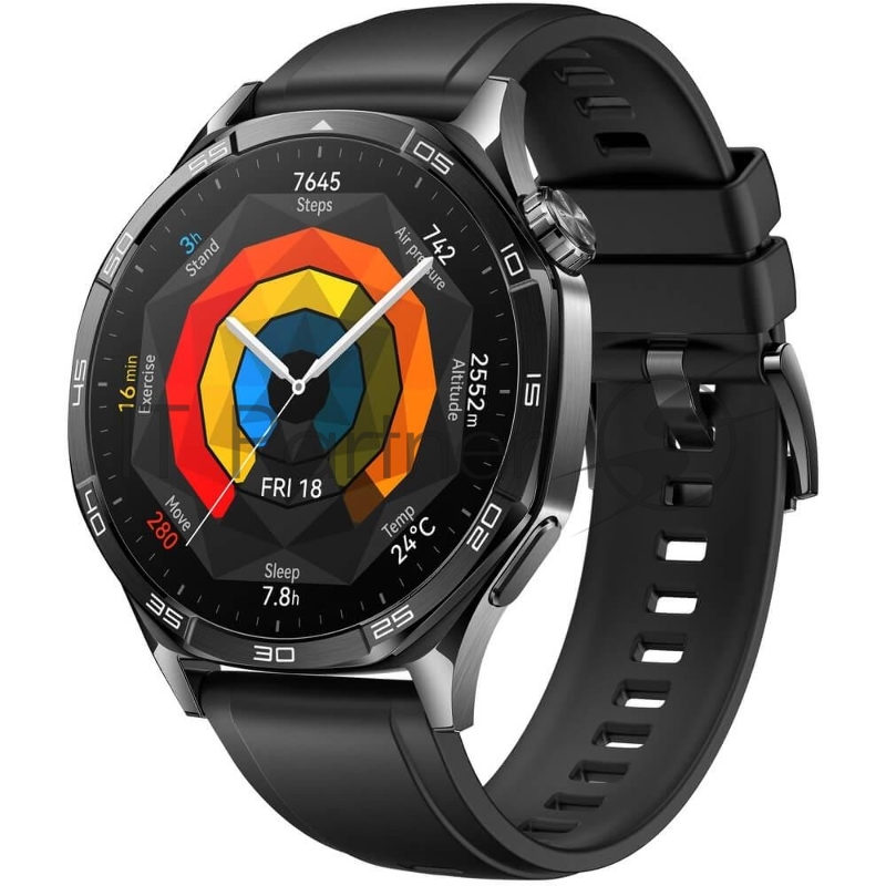Умные часы Huawei Watch GT 5, 1.43 AMOLED, Bluetooth, NFC, GPS, IP69K, черный