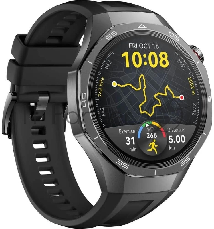 Умные часы Huawei Watch GT 5 Pro VLI-B29, 1.43 AMOLED, Bluetooth, NFC, GPS, IP69K, черный