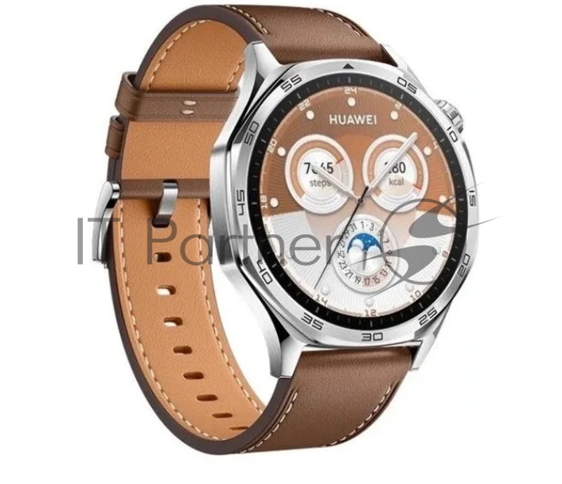 Умные часы Huawei Watch GT 5, 1.43 AMOLED, Bluetooth, NFC, GPS, IP69K, коричневый