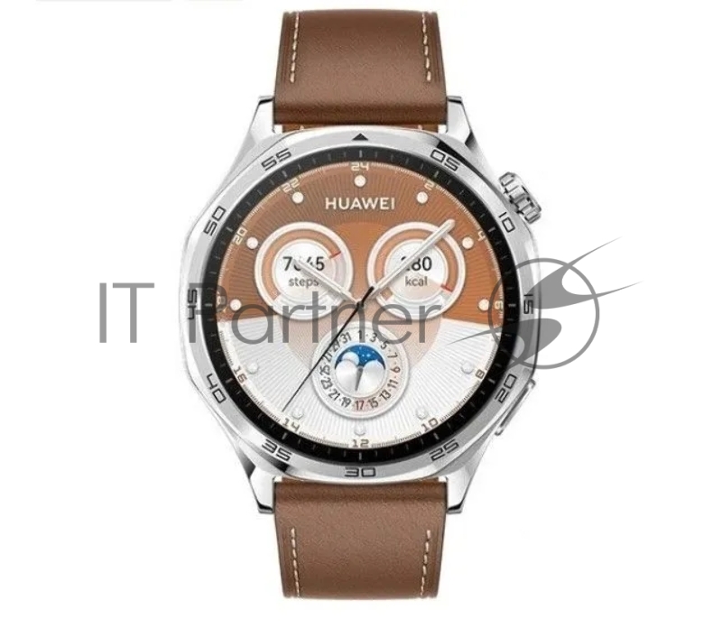 Умные часы Huawei Watch GT 5, 1.43 AMOLED, Bluetooth, NFC, GPS, IP69K, коричневый