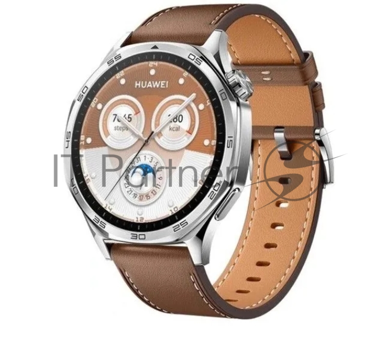 Умные часы Huawei Watch GT 5, 1.43 AMOLED, Bluetooth, NFC, GPS, IP69K, коричневый