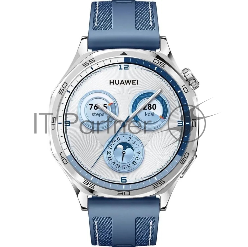 Умные часы Huawei Watch GT 5, 1.43 AMOLED, Bluetooth, NFC, GPS, IP69K, синий