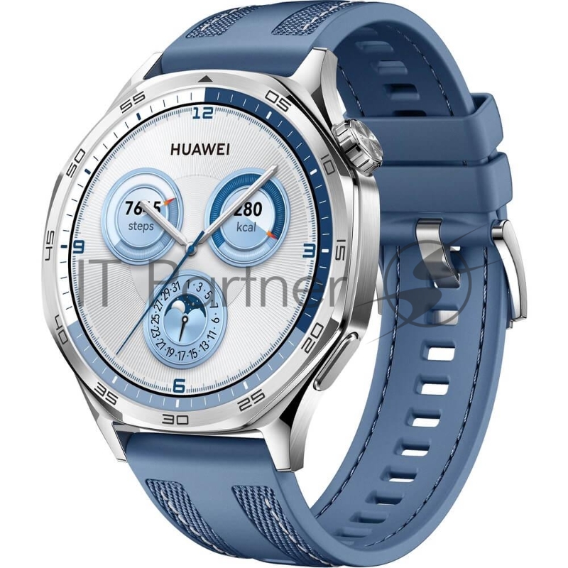 Умные часы Huawei Watch GT 5, 1.43 AMOLED, Bluetooth, NFC, GPS, IP69K, синий