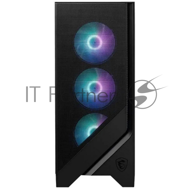 Компьютерный корпус без блока питания Case MSI MAG FORGE 320R AIRFLOW, Midi-Tower, TG, 4x120мм ARGB, 2xUSB 3.2, ATX, mATX, mITX черный