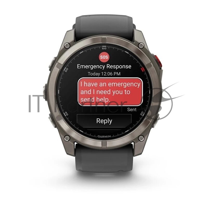 Умные часы Garmin Fenix 8 Pro 51mm AMOLED, 1.4 AMOLED, ANT+, Bluetooth, Wi-Fi, NFC, 10 ATM, серебристый / желтый