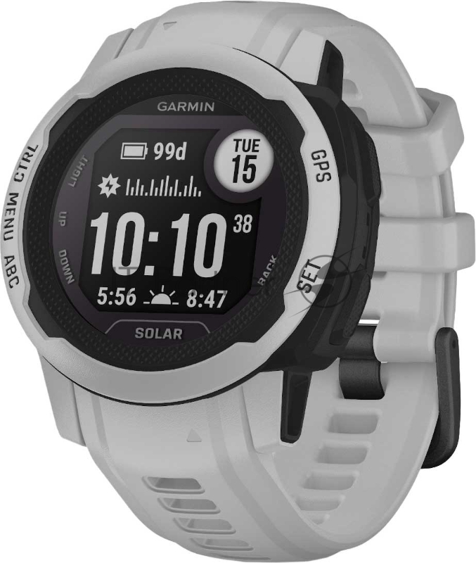 Умные часы Garmin Instinct 2S Solar Surf Edition Ericeira, 0.79 PMOLED, Wi-Fi, Bluetooth 4.2, NFC, IP68, черный / серый
