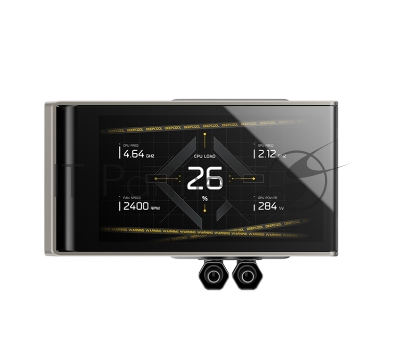 Система водяного охлаждения Deepcool LT360 Vision ARGB Soc-AM5/AM4/1200/1700/1851 черный 4-pin 33.66dB Al LCD 350W 1768gr Ret (R-LT360VISION-BKAMMC-G-1)