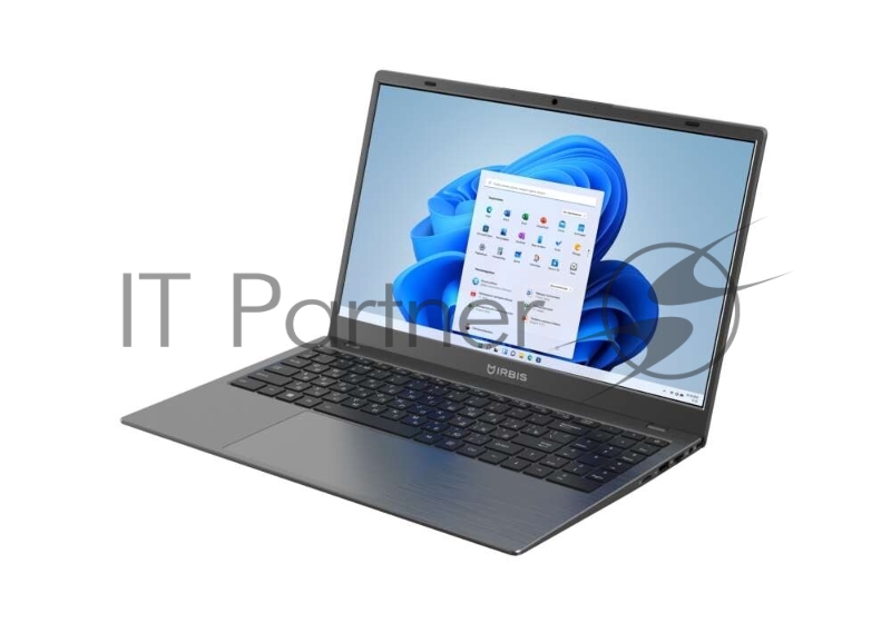 Ноутбук IRBIS GroovyBook 15 Core I5-13600H, 16GB LPDDR5 +512Gb NVME SSD,15,6LCD 1920*1080 IPS ,Intel AX101 WIFI,Front camera: 2MP,TPM2.0, 7.7V 6000mha battery, TYPE C full function,Windows 11 Pro RUS,Grey