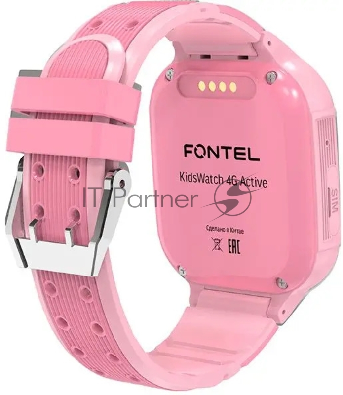 Детские умные часы FONTEL KidsWatch 4G active, розовый