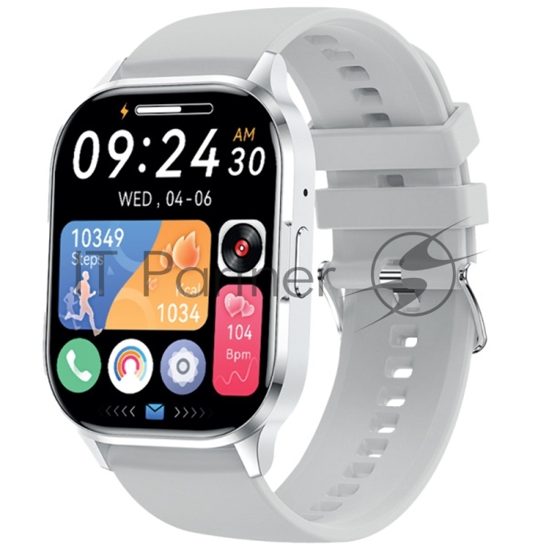 Умные часы FONTEL iWatch 10 Amoled, серебристый