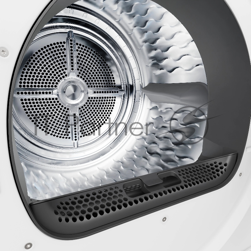Сушильная машина Gorenje DG48D, отдельностоящая, ВхШхГ 850х600х625 мм, загрузка 8 кг, 15 программ, конденсационная сушка с тепловым насосом, поворотное/сенсорное управление, цифровой дисплей, Wi-Fi, датчик влажности белья, функция TwinAir, половинная