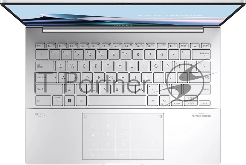 Ноутбук Asus Zenbook UX3405CA-ST1352/14/OLED/Intel Core Ultra 7 255H/32Gb/512Gb SSD/Intel Arc/noOS/серебристый/1.2kg