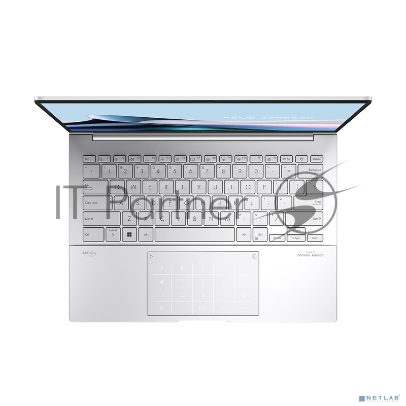 Ноутбук Asus Zenbook UX3405CA-ST1352/14/OLED/Intel Core Ultra 7 255H/32Gb/512Gb SSD/Intel Arc/noOS/серебристый/1.2kg