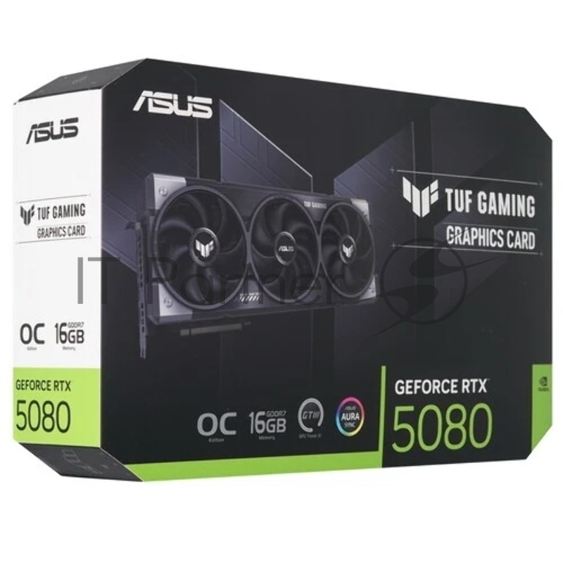 Видеокарта ASUS TUF-RTX 5080-O16G-GAMINGRTX 5080,HDMIx2,DPx3,16G,D7 90YV0M30-M0NA00 (TUF-RTX 5080-O16G-GAMING)