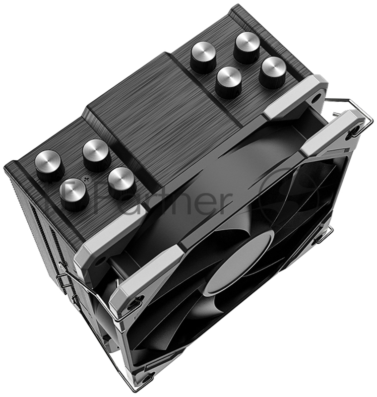 Кулер Cooler ID-Cooling SE-214-XT BASIC черный/серебристый 120мм алюминий+медь 1800rpm 27db 4-pin 180W 150мм