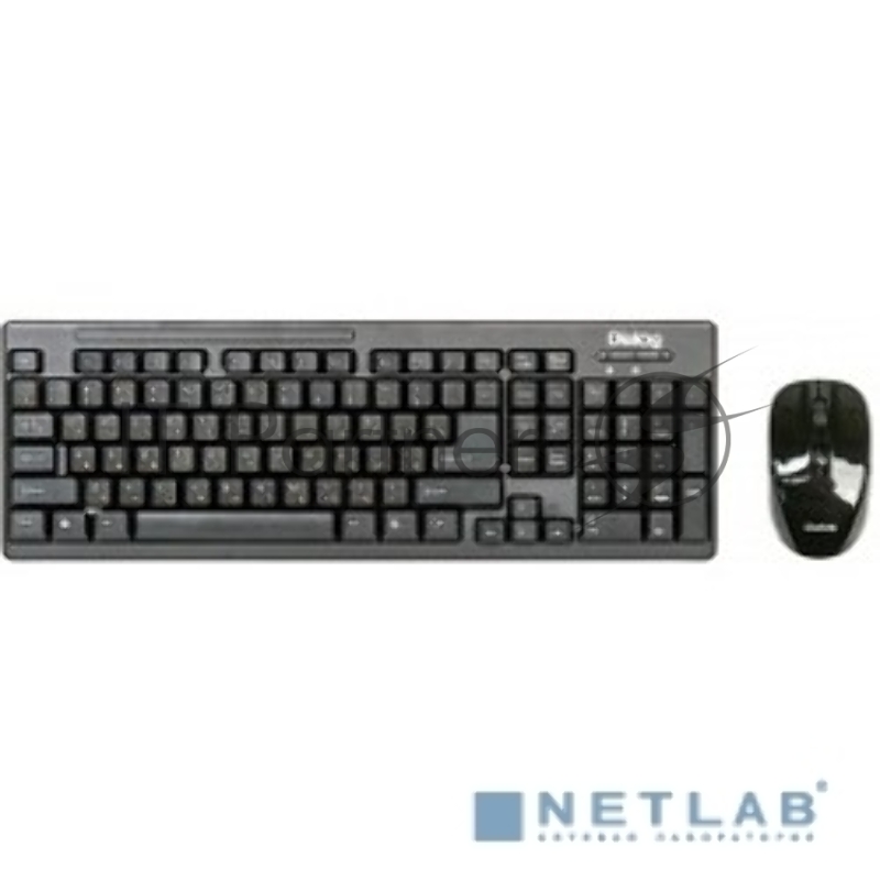 Комплект клавиатура+мышь Dialog KMROP-4010U беспроводной, USB, 1600 DPI, чёрный