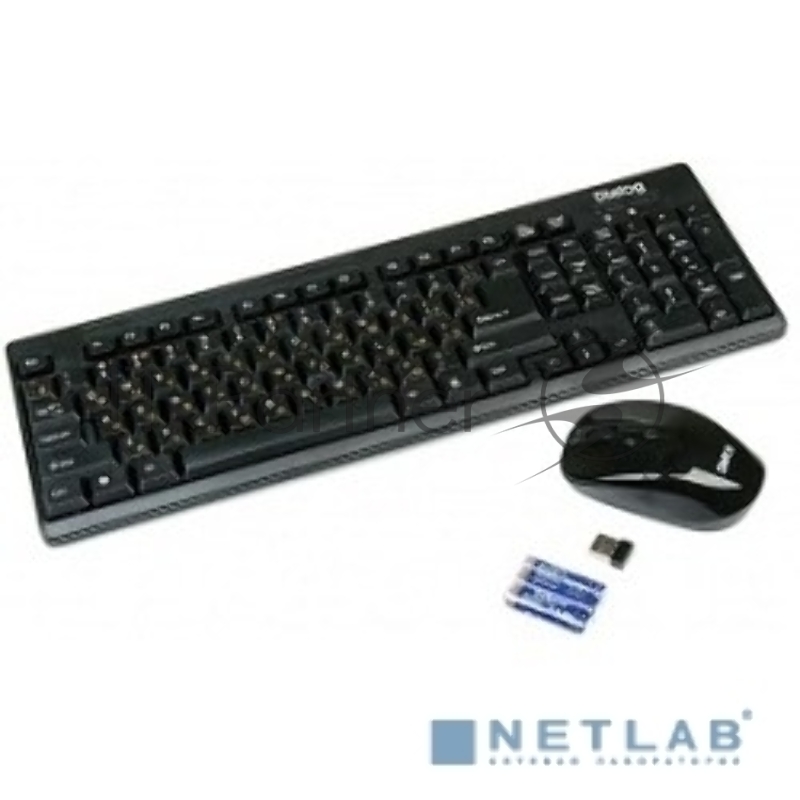 Комплект клавиатура+мышь Dialog KMROP-4010U беспроводной, USB, 1600 DPI, чёрный