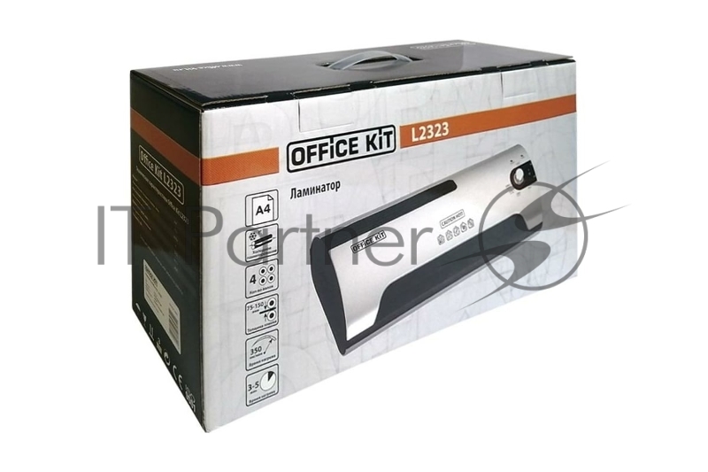 Ламинатор Office Kit L2323, 4 вала, A4, 150мкм, 350мм/мин