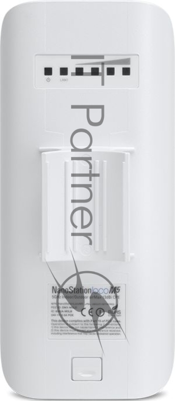 Сетевое оборудование Ubiquiti LocoM5(EU) 802.11a/n, интегрированная антенна 13 дБ (45 * 45 градусов)