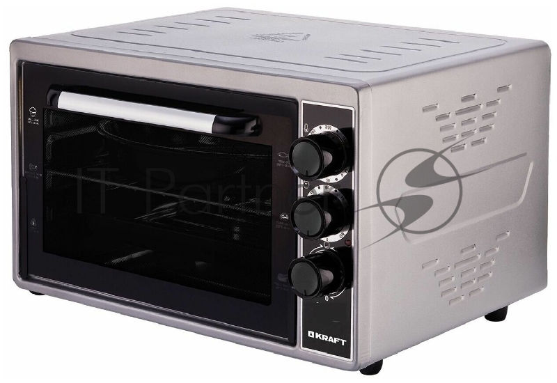Мини-печь Kraft KF-MO 3200 GR (1 протвень+1 решетка)