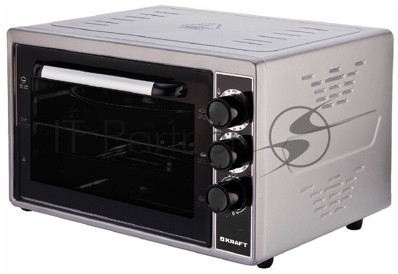 Мини-печь Kraft KF-MO 3200 GR (1 протвень+1 решетка)