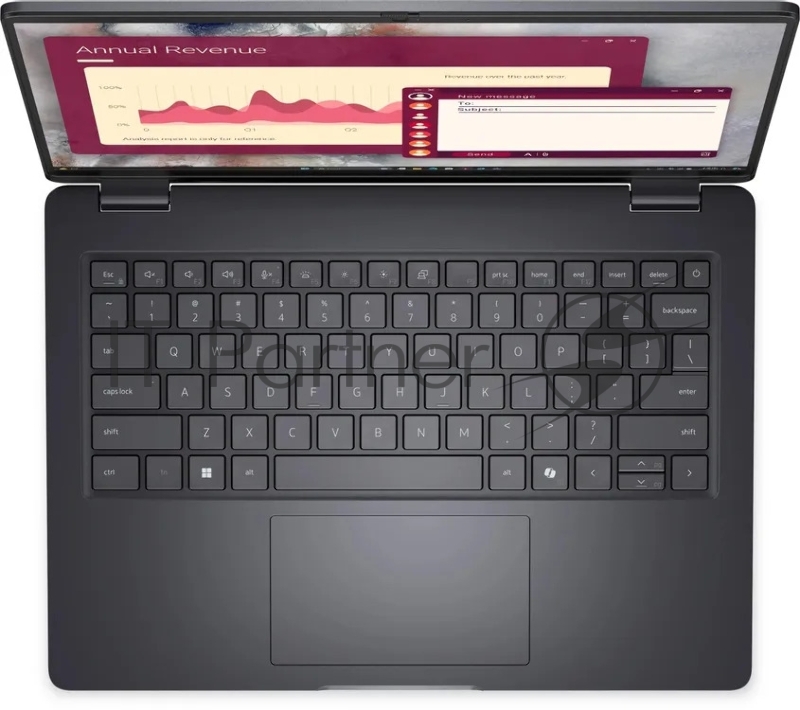 Ноутбук Dell Pro 14 Core Ultra 7 265U 32Gb SSD1Tb Intel Graphics 14 IPS FHD+ (1920x1200) Linux grey WiFi BT Cam (PRO14-7315)