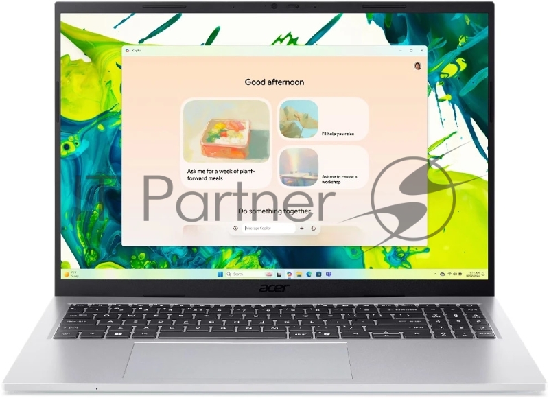 Ноутбук Acer Aspire Go AG16-71P 16 WUXGA IPS/Core 5 120U/UMA/16 GB DDR4/SSD 512GB/NoOS/Silver