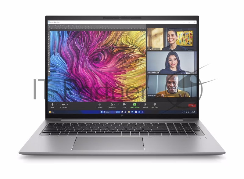 Ноутбук HP Zbook Firefly 16 G11 Intel U7-155H,16WUXGA(1920x1200)IPS AG 300nits, NVIDIA RTX A500 4GB GDDR6,32Gb DDR5(1),512Gb SSD,56Wh LL,FPR,HD Webcam,1.79kg,2y,Gray,Win11Pro Multilang, eng/rus kbd,без евров