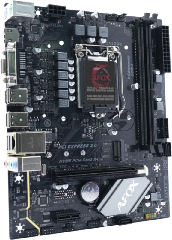 Материнская плата AFOX IH410D4-MA-V2 (LGA1200/H510/2xDDR4/HDMI/VGA/ AFOX