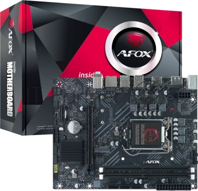 Материнская плата AFOX IH510D4-MA-V4 (LGA1200/H510/2xDDR4/HDMI/VGA/ AFOX