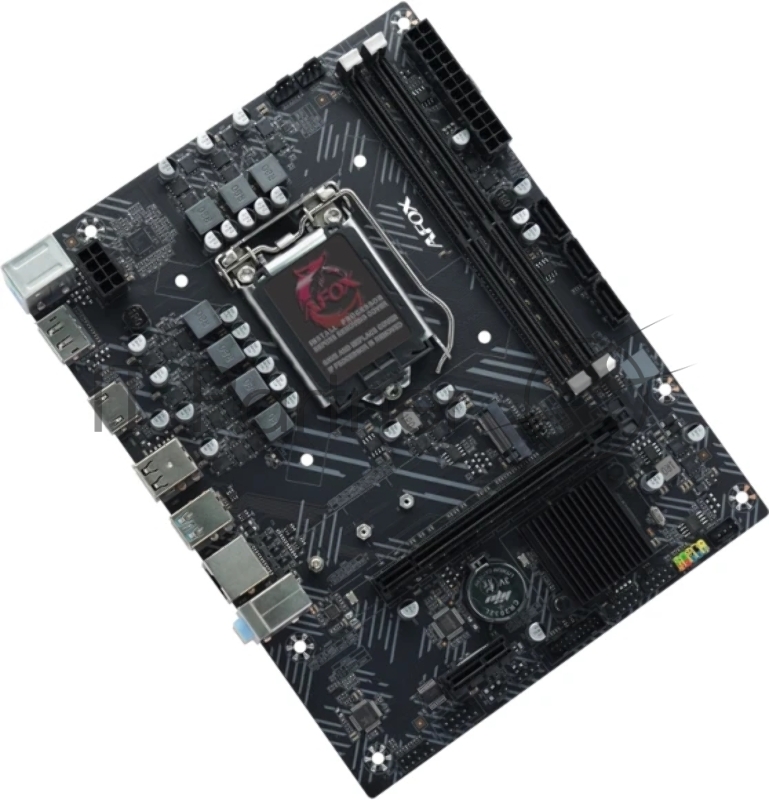Материнская плата AFOX IH510D4-MA-V4 (LGA1200/H510/2xDDR4/HDMI/VGA/ AFOX