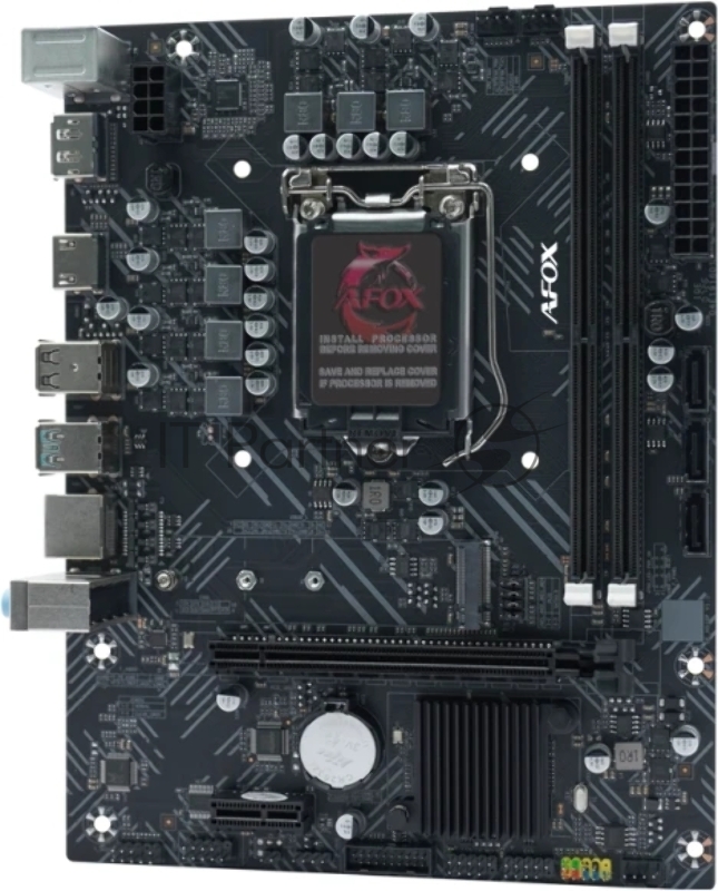 Материнская плата AFOX IH510D4-MA-V4 (LGA1200/H510/2xDDR4/HDMI/VGA/ AFOX
