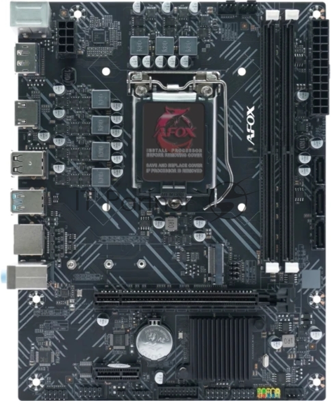 Материнская плата AFOX IH510D4-MA-V4 (LGA1200/H510/2xDDR4/HDMI/VGA/ AFOX