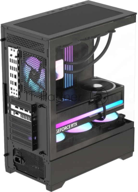 Корпус Formula Crystal Z1 Plus AR V2 черный без БП ATX 1xUSB2.0 1xUSB3.0 audio bott PSU