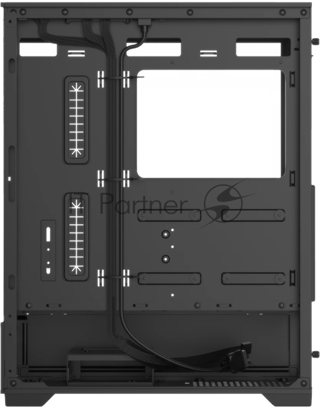Корпус Formula Crystal Z1 Plus AR V2 черный без БП ATX 1xUSB2.0 1xUSB3.0 audio bott PSU