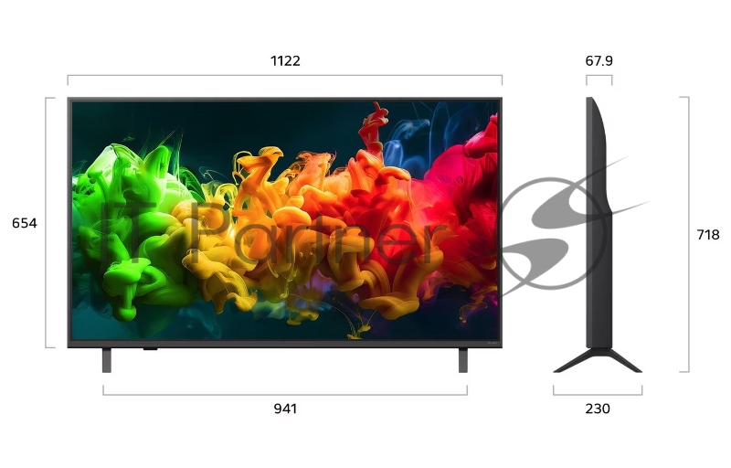 Телевизор LG 50 50QNED80B6B.ARUG черный MiniLED UHD 60Hz WebOS