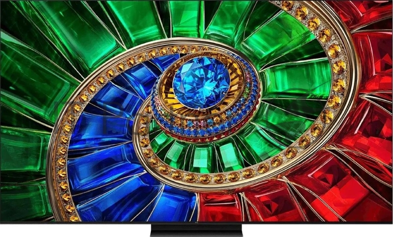 Телевизор QLED TCL 65 65RM7L RGB-MiniLED (2026) черный 4K Ultra HD 144Hz MEMC DVB-T DVB-T2 DVB-C DVB-S DVB-S2 USB WiFi Smart TV