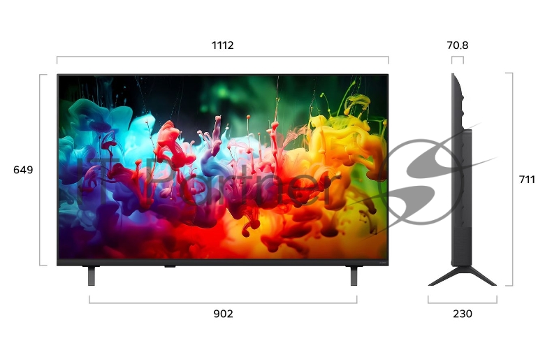 Телевизор LG 50 50QNED70B6C.ARUG черный MiniLED UHD 60Hz WebOS