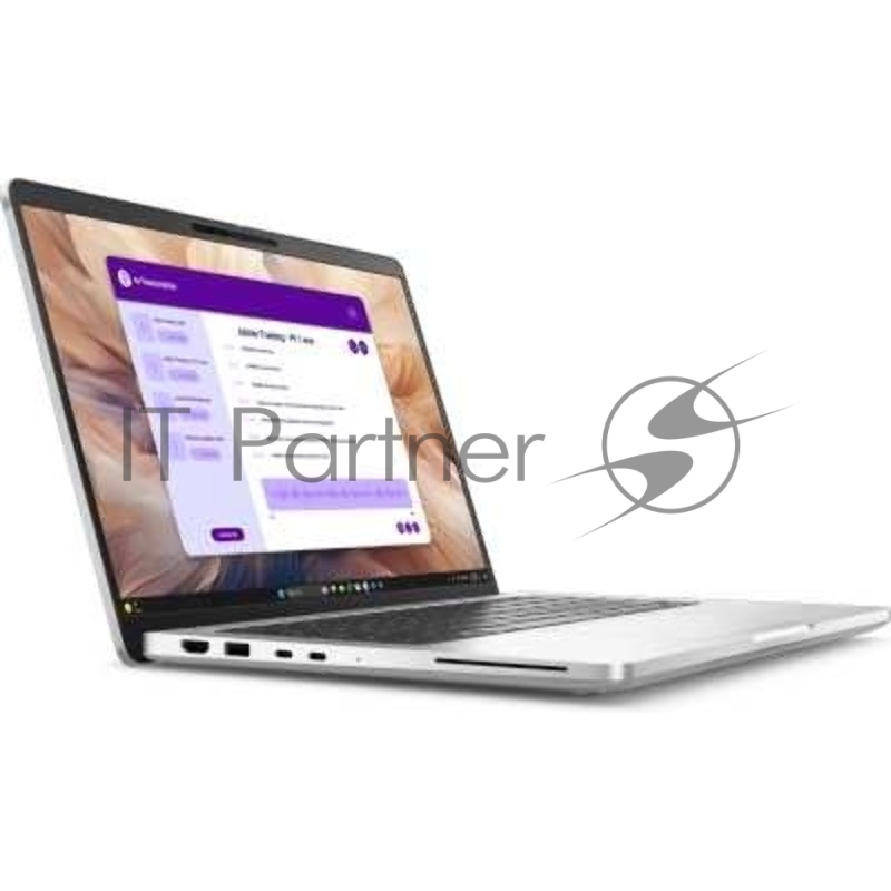 Ноутбук Dell Pro 14 Plus/14.0/IPS/Intel Core Ultra 5 235U/16GB/512GB SSD/Intel graphics/Linux/серебристый/1.4