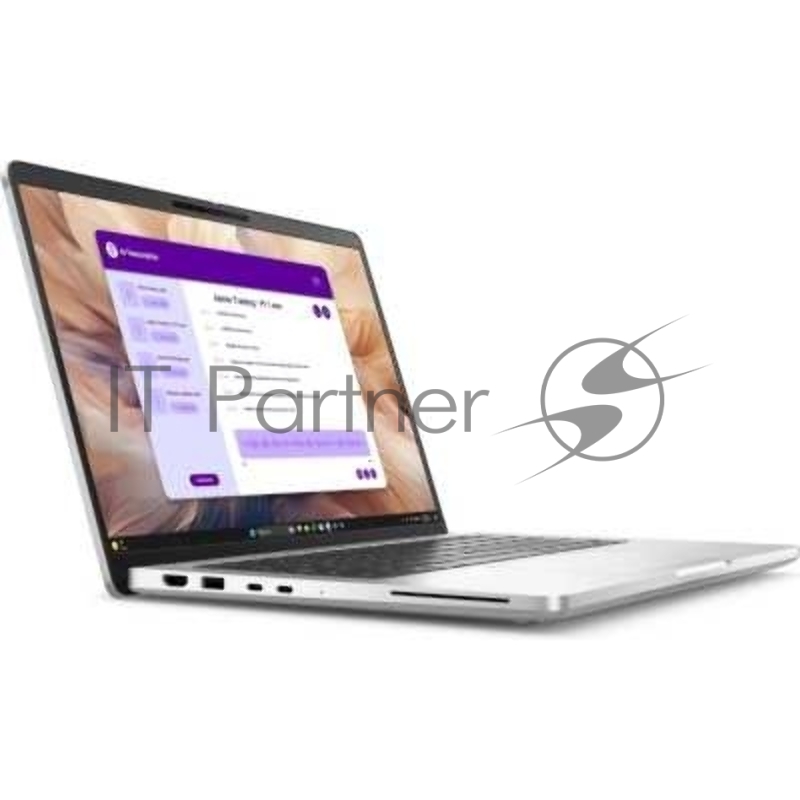 Ноутбук DELL Pro 16 Plus/16/IPS/Ultra 7 266V/16GB/1TB SSD/Intel Arc graphics/Linux/серебристый/1.9