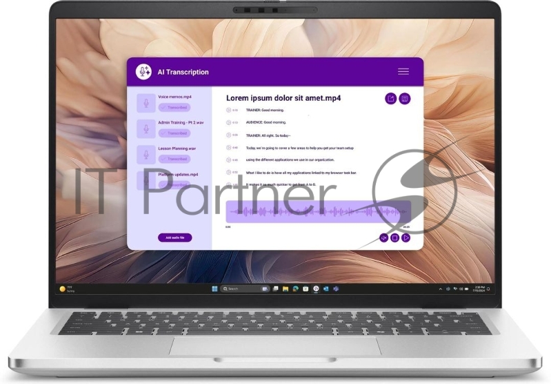 Ноутбук Dell Pro 14 Plus/14.0/IPS/Intel Core Ultra 7 265U/32GB/1TB SSD/Intel graphics/Linux/серебристый/1.4