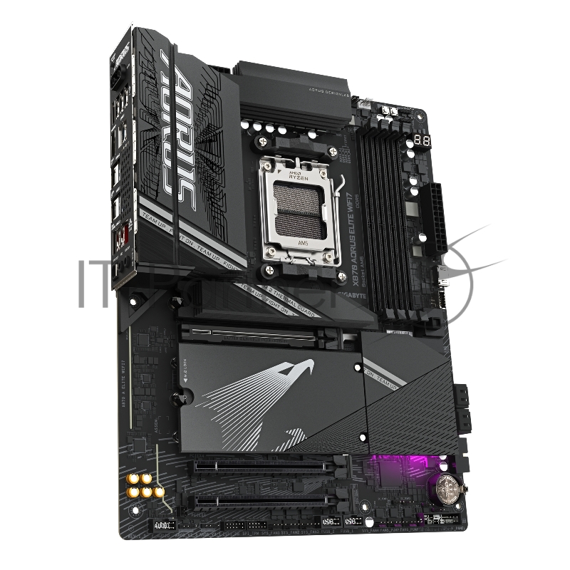 Материнская плата Gigabyte X870 A ELITE WIFI7, AM5, AMD X870, 4xDDR5, 4xSATA, 4xM.2, 1xPCI-E 5.0 x16, 1xPCI-E 4.0 x4, 1xPCI-E 3.0 x2, 1xHDMI, 1x 2.5Gb LAN, 4xUSB-A 3.2 Gen 1, 2xUSB-A 3.2 Gen 2, 4xUSB-A 2.0, 2xUSB-C 4.0, 2x3.5 мм, 7.1, ATX