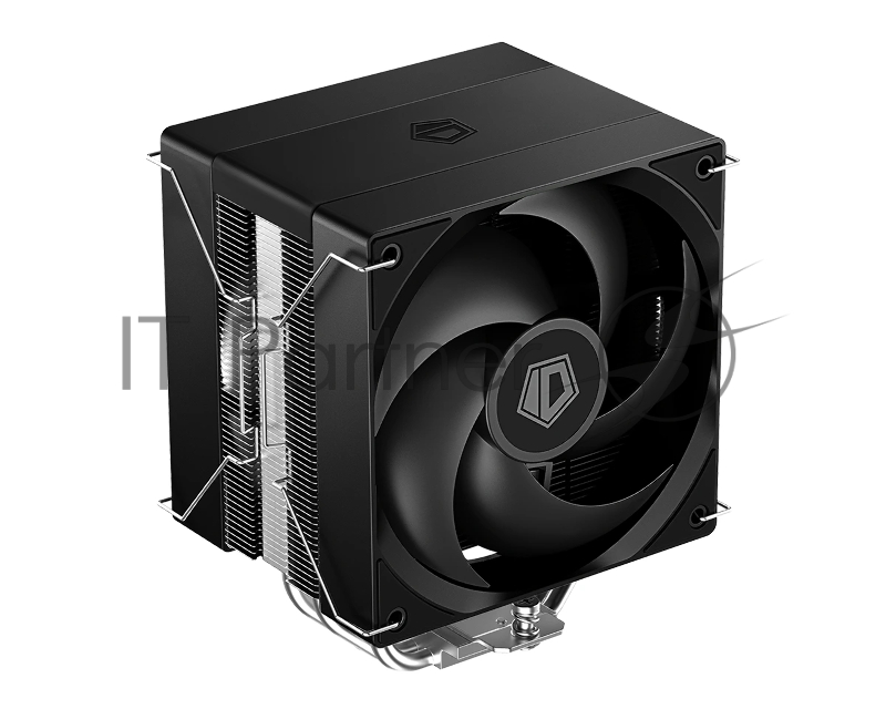 Устройство охлаждения(кулер) ID-Cooling SE-214-XT V2 Plus нет подсветки Soc-AM5/AM4/1200/1700/1851 серебристый/черный 4-pin 27.2dB Al+Cu 220W 680gr Ret
