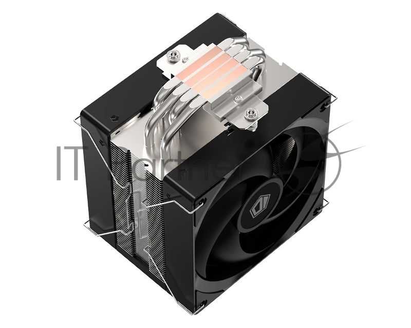 Устройство охлаждения(кулер) ID-Cooling SE-214-XT V2 Plus нет подсветки Soc-AM5/AM4/1200/1700/1851 серебристый/черный 4-pin 27.2dB Al+Cu 220W 680gr Ret